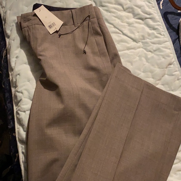 2pair trousers, one gray and one blk pin stripe - Picture 5 of 11